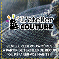 Atelier couture récup participatif